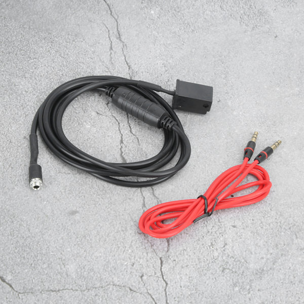 AUX-ingångsadapterkabel för bil, för Z4 E85 X3 E83 X5 E53 E39 E60 E61 E63 E64, 3,5 mm hona