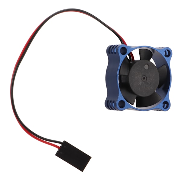 Moottorin jäähdytyspuhaltimen 30x30mm alumiiniseos nopea jäähdytys kevyt RC-auton ESC-jäähdytyspuhaltimen 1/10 1/12 1/8 RC-autolle tummansininen