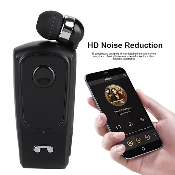 Fineblue F920 Bluetooth Sports Headset - Indbygget handsfree-hovedtelefon (sort)