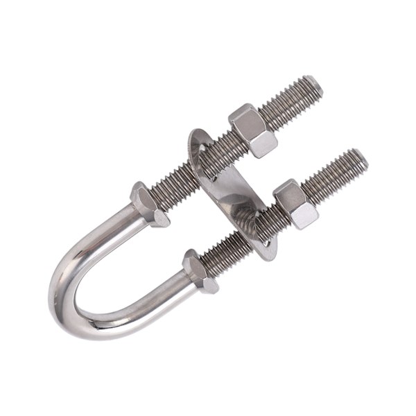 Marine U-formet bolt bueøje 304 rustfrit stål sølv rustbestandig båd yacht hardware