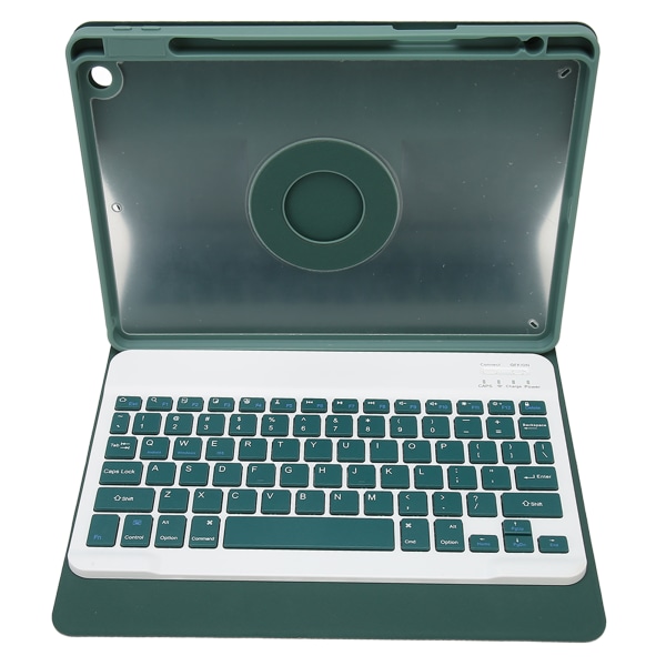 Tastatur etui med blyantholder til IOS Tablet 10.2in 2019 7 Generation 10.2in 2019 8 Generation 10.2in 2020 9 Generation Grøn