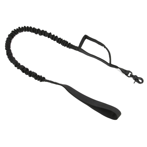 Ulkoilmakäyttöön tarkoitettu koiranpentujen vetoköysi, kestävä lemmikkieläinten vahva nylon-hihna, kevyt, musta
