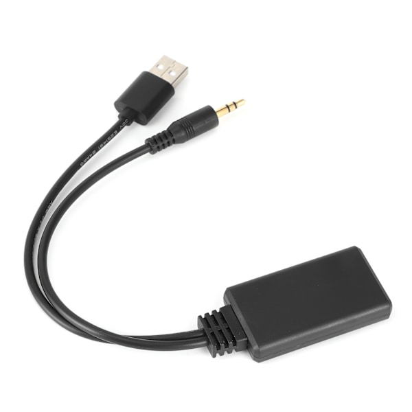 Bluetooth 5.0 vastaanottimen sovitinkaapeli USB+ 3,5 mm portti stereoääni auton AUX- universal