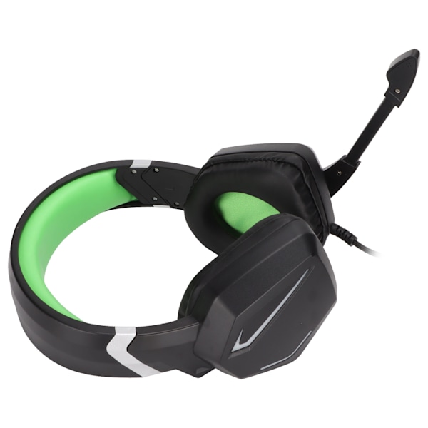 3,5 mm Spelheadset Stereo Över-öronhörlurar med Volymkontroll för Switch för PS4 för Xbox