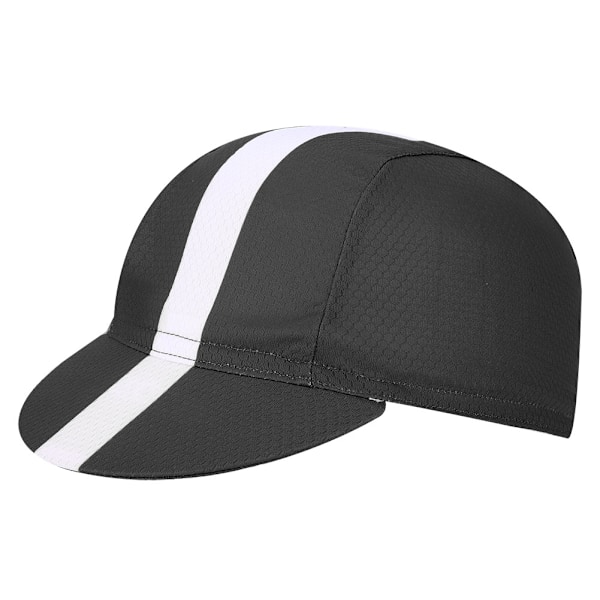 Unisex Voksen Utendørs Sykkelritt Sykkel Sykling Pustende Sport Caps Svart & Hvit Stripe