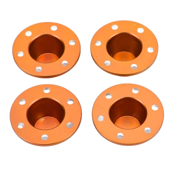4 kpl Alumiiniseosvanteiden pölysuojat AXIAL 1/6 SCX6 JLU kauko-ohjattavalle autolle, oranssi