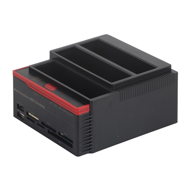 Dual Bay USB 3.0 SATA IDE HDD Dockningsstation 2,5\" 3,5\" Offline Klon HUB Læser EU Stik