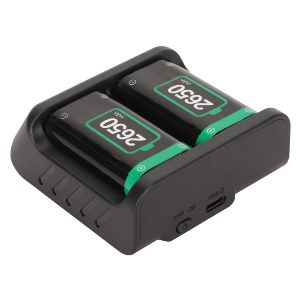 Fast Charge Controller-batteripaket för Xbox 2st 2650mAh uppladdningsbart batteripaket med laddare för Xbox One Series S