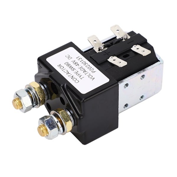 Kontaktorrela Metalllegering Högpresterande Startmotor Solenoid Relä Ersättning för E‑Z‑GO 100A 48V