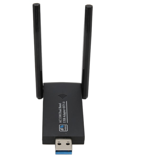 1300 Mbps USB WiFi-adapter Dual Band Bluetooth 5.0 USB3.0-anslutning Höghastighets för Windows XP Vista7 8 8.1 10 11