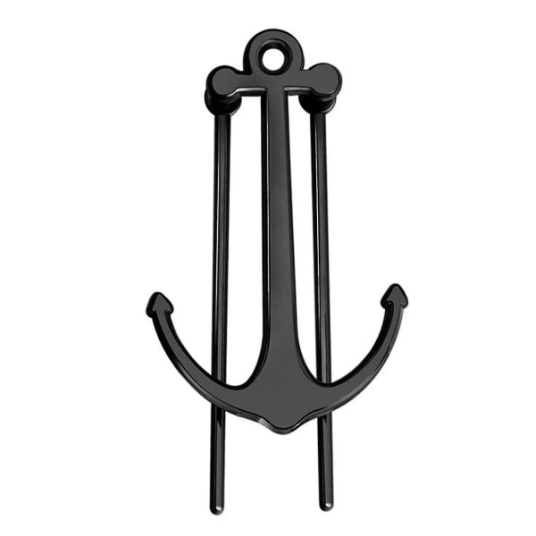 1kpl Anchor Marker Creative Metal Page (musta)