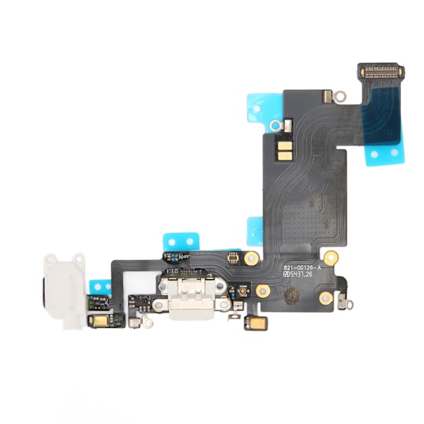 Ladestikmodul USB-opladningsport Dock Connector Mikrofon Højttaler Flexkabel Modul til iPhone 6S Plus Hvid