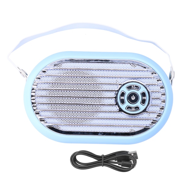 Sada Q6 Mini Bärbar Bluetooth Desktop Trådlös Audio Högtalare Multimedia Högtalare Blå