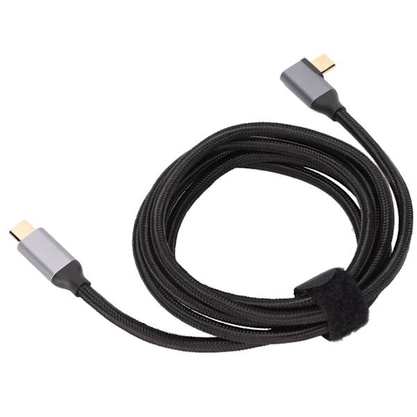Hurtiglading USB-C-kabel - 100W PD, nylonflettet, USB 3.1 Gen2, 10Gbps, 4K@60Hz, 1,5m