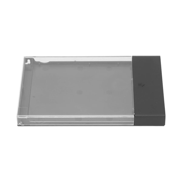 2,5-tums Hårddiskkabinett Transparent Skal Förstärkt Design LED-indikator Svart USB3.0 SSD-kabinett för Dator