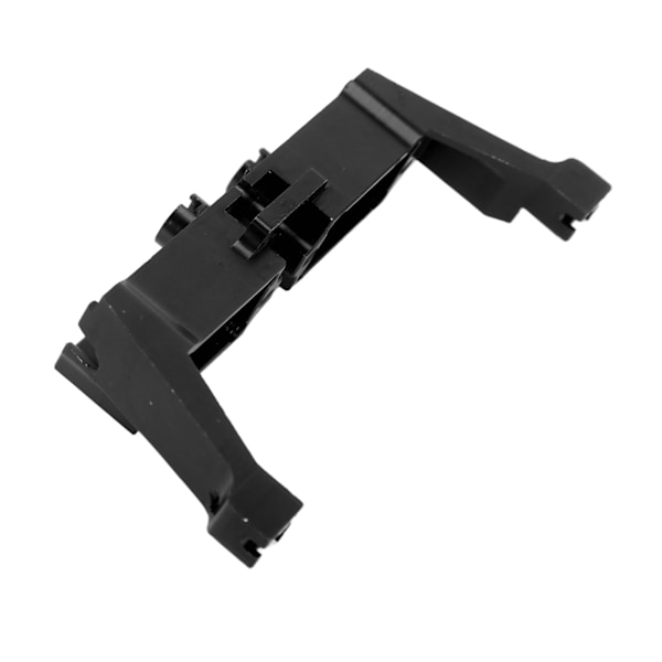 Differentialspärr Servo Fäste Aluminiumlegering RC Styrservo Fäste och Skruvar för 1/10 RC Bil Svart