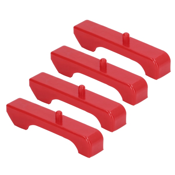4st/ set motordrivna kylarisolatorer 7-1711 stödbussningar Röd GM-stil polyuretan