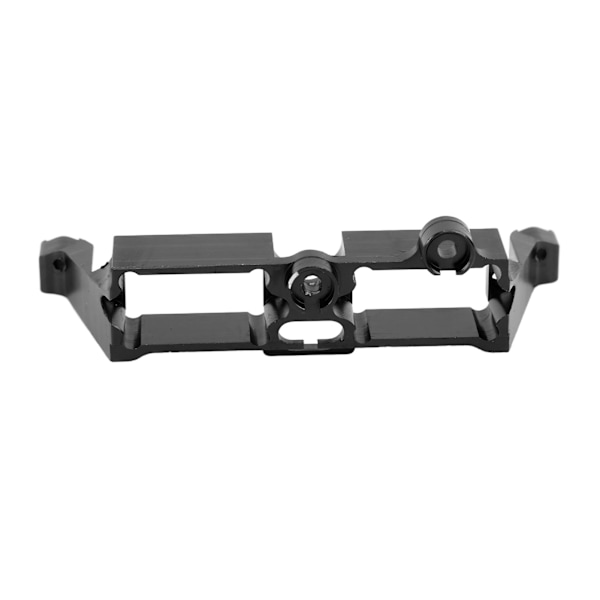 Differentialspärr Servo Fäste Aluminiumlegering RC Styrservo Fäste och Skruvar för 1/10 RC Bil Svart