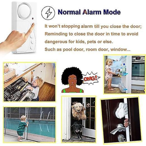 Freezer Door Alarm with Adjustable Delay - Enhance Pool and Child Safety