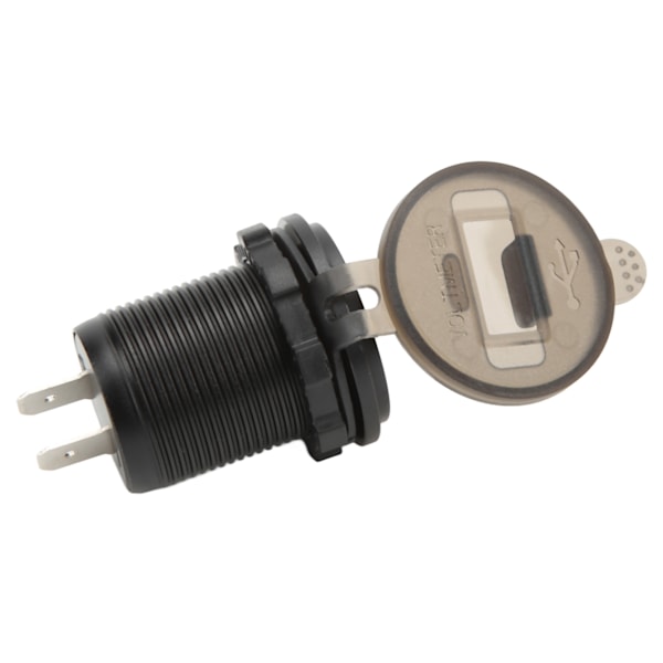 USB Billaddare Adapter QCPD Snabbladdning 12‑24V Vattentät Spänningsdisplay Universal för Motorcyklar Båtar