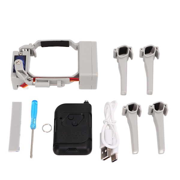RC-drone-toimitussysteemi ilmatilatoimitusjärjestelmä lahjojen ja syöttien heittämiseen laskeutumisvaunujen kanssa DJI MINI 3 PRO:lle