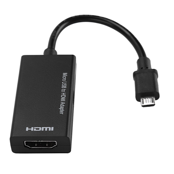 Micro USB till HDMI-adapter för Android-enheter med 1080P video och 8-kanals stereoljud