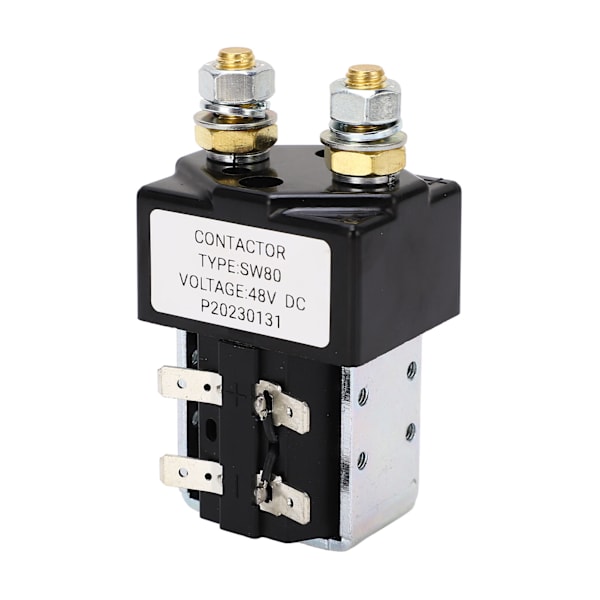 Kontaktorrela Metalllegering Högpresterande Startmotor Solenoid Relä Ersättning för E‑Z‑GO 100A 48V