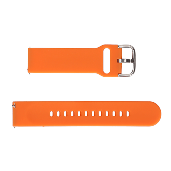 Smartwatch-armband i silikon 20 mm, handledsband i en färg för Amazfit GTS 3 GTS 2 Bip S Bip UOrange