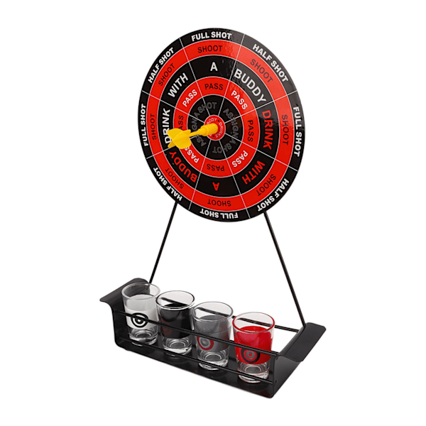 Mini Drikke Dart Shot Sæt Magnetisk Drikkespil Dart Vinudstyr med Glaskopper Stor Dart