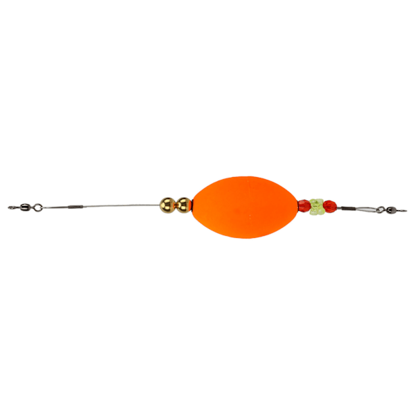 Rød Fiske Kork Flyde Tackle Høj Følsomhed Holdbar Bobber Stick til Dybt Vand Orange