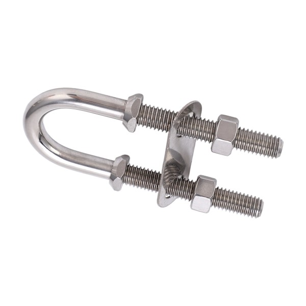 Marine U-formet bolt bueøje 304 rustfrit stål sølv rustbestandig båd yacht hardware