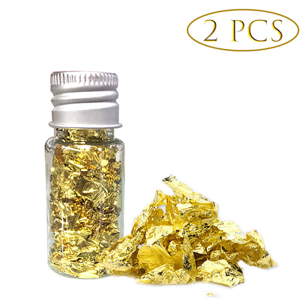 10ml Gold Flakes Gold Leaf Decoration Gold Foil Cooking Cake Chocolate Decoration