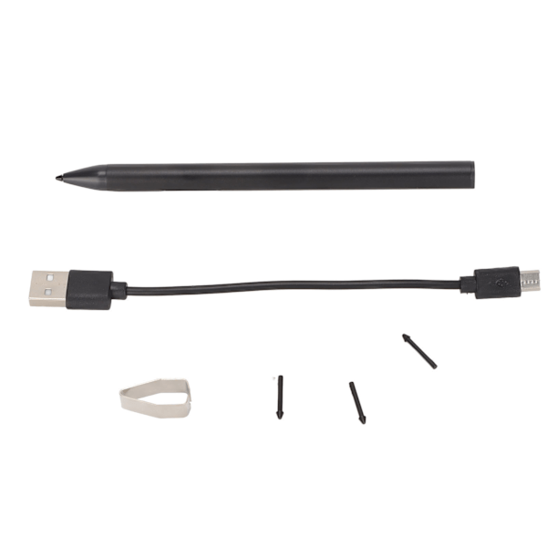 Stylus Penn Magnetisk 4096 Trykknivåer Sugefunksjon Bredt Anvendelig Nettbrett Kapasitiv Stylus for Surface Svart
