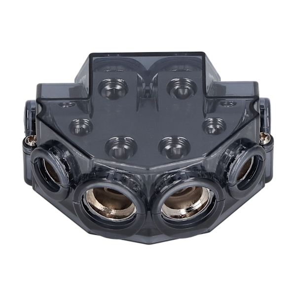 6-suuntainen sulakejakotukki maadoituskaapelin jakaja 0 Gauge sisään 2/4/8 Gauge ulos auton audio vahvistimelle