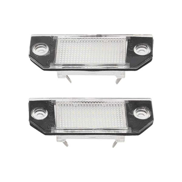 Par LED-registreringsskyltsbelysning Anti Kollision Bakifrån Ersättning för Ford C MAX 2003–2007 4502331