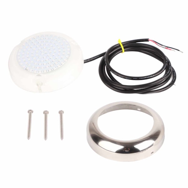 4 tuuman 108 LED vedenalainen valo 12V IP68 vedenpitävä 135° valokulma vedenalainen venelamppu, sininen