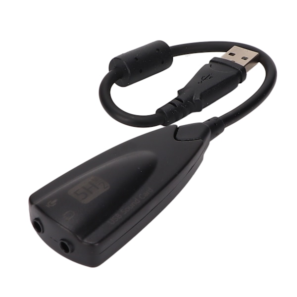 Ljudkort Virtuellt 7.1 Plus Plug and Play USB Stereo Ljudkort Hörlursadapter för Dator Bärbar Dator