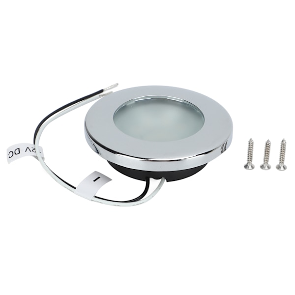 2.9in RV Forsænket Loftslampe IP66 Vandtæt LED Indvendig Kuppellampe 3000K Varm Hvid DC12V til Båd Campingvogn