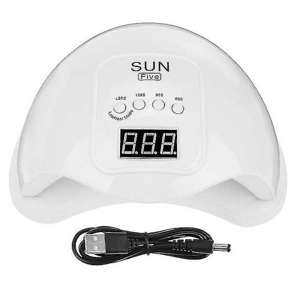 Uv Gel Nail Lamp with 12 LEDs Time Sensor Drying Machine Sun Five white