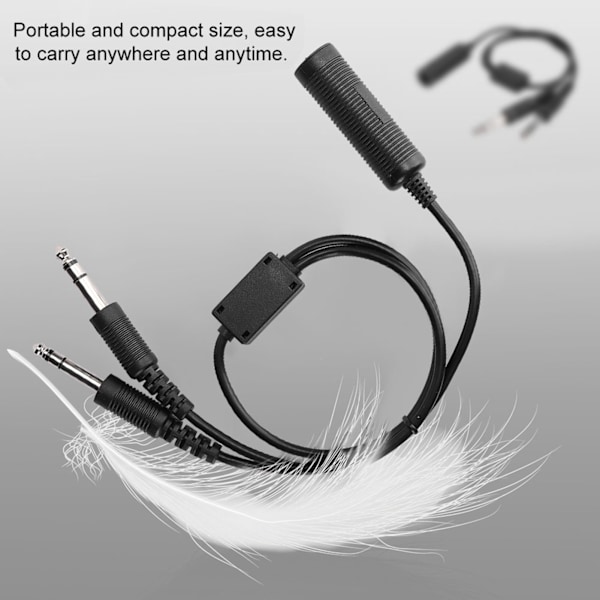 Helikopteradapter for General Aviation Headset - David Clark AVCOMM, U 174