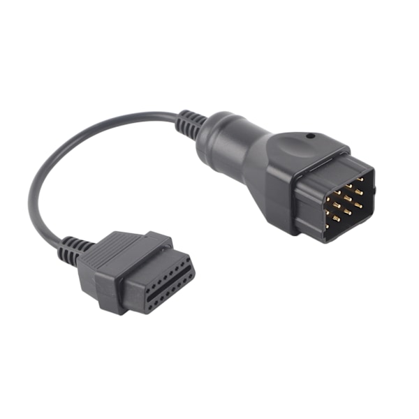 12-pin til 16-pin OBD2-kontaktkabel OBDII-adapter Biltilbehør