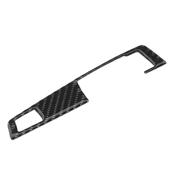 Kolfiber Växelspaksknapp Panel Trim Cover Passar F07/ F10/ F25/ F26 2009‑2016 LHDA (Enkel Brytare)