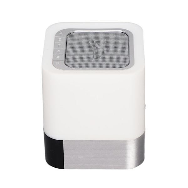 Nattlampa Bluetooth-högtalare Touch Control LED Väckarklocka Bluetooth-högtalare för fritid Vardagsrum Sovrum Läsning
