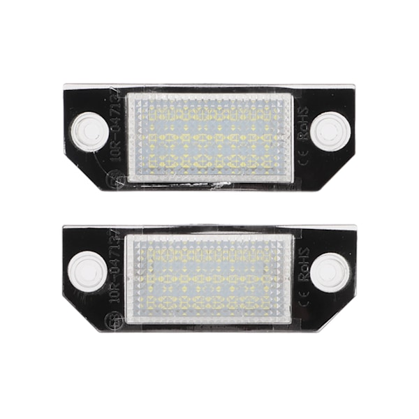 Par LED-registreringsskyltsbelysning Anti Kollision Bakifrån Ersättning för Ford C MAX 2003–2007 4502331