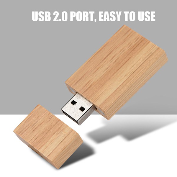 Puinen USB-muistitikku 8GB - Luova ja tyylikäs