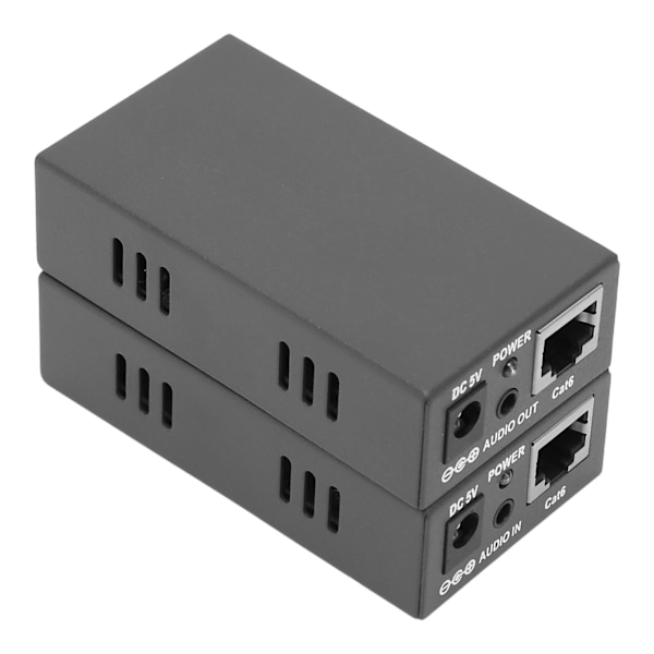 VGA-förlängare Hög Definition IEEE 568B 380MHz VGA-splitter VGA Videosignal Förlängningsadapter 100V till 240V EU-kontakt