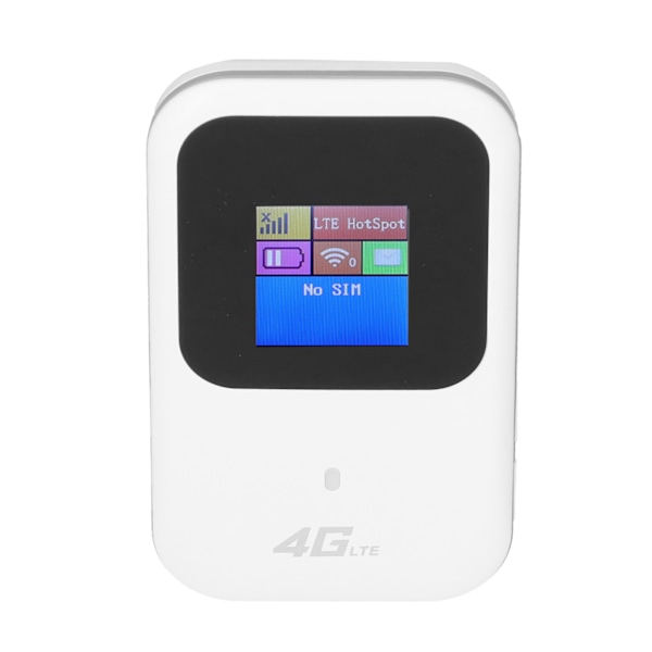 Komfortabel Mini 4G LTE WiFi-ruter med LCD-skjerm - 150Mbps 2,4GHz 5GHz