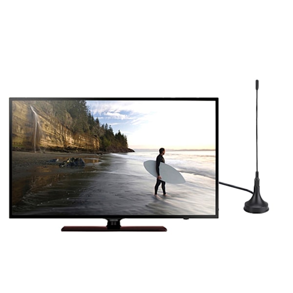 TV-antenn inomhus med DVB-T sugkopp, 1,5 m längd, 12 cm stång, trådlös TV-mottagning