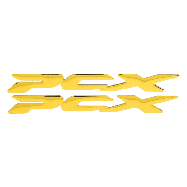 Par motorsykkelklistremerke 3D fleksibel plastside av logodekaldel for Honda Pcx 150 125 2017-2019Yellow