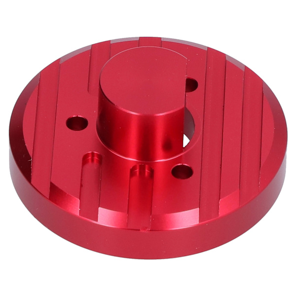 Bilantennebase med monteringsutstyr Pakning Metall Passer for Jeep Wrangler JK/JL 2007‑2017 Rød